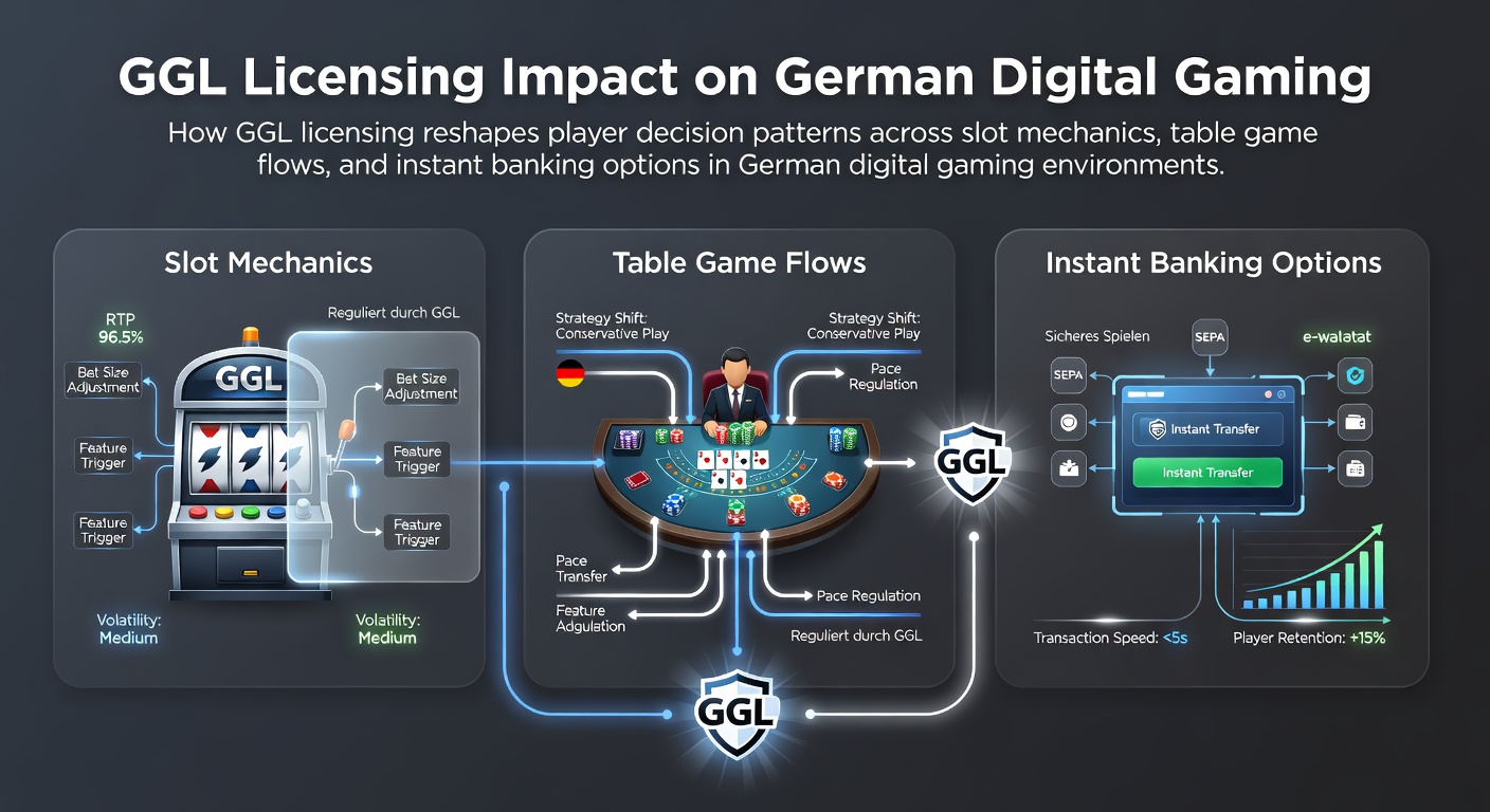 Illustration der GGL-Lizenzierung und ihrer Auswirkungen auf deutsche Online-Casino-Mechaniken