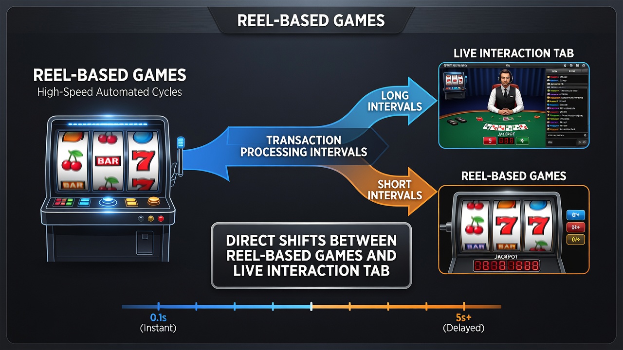 Grafik zu Verarbeitungsintervallen und Spielübergängen in deutschen Glücksspiel-Apps