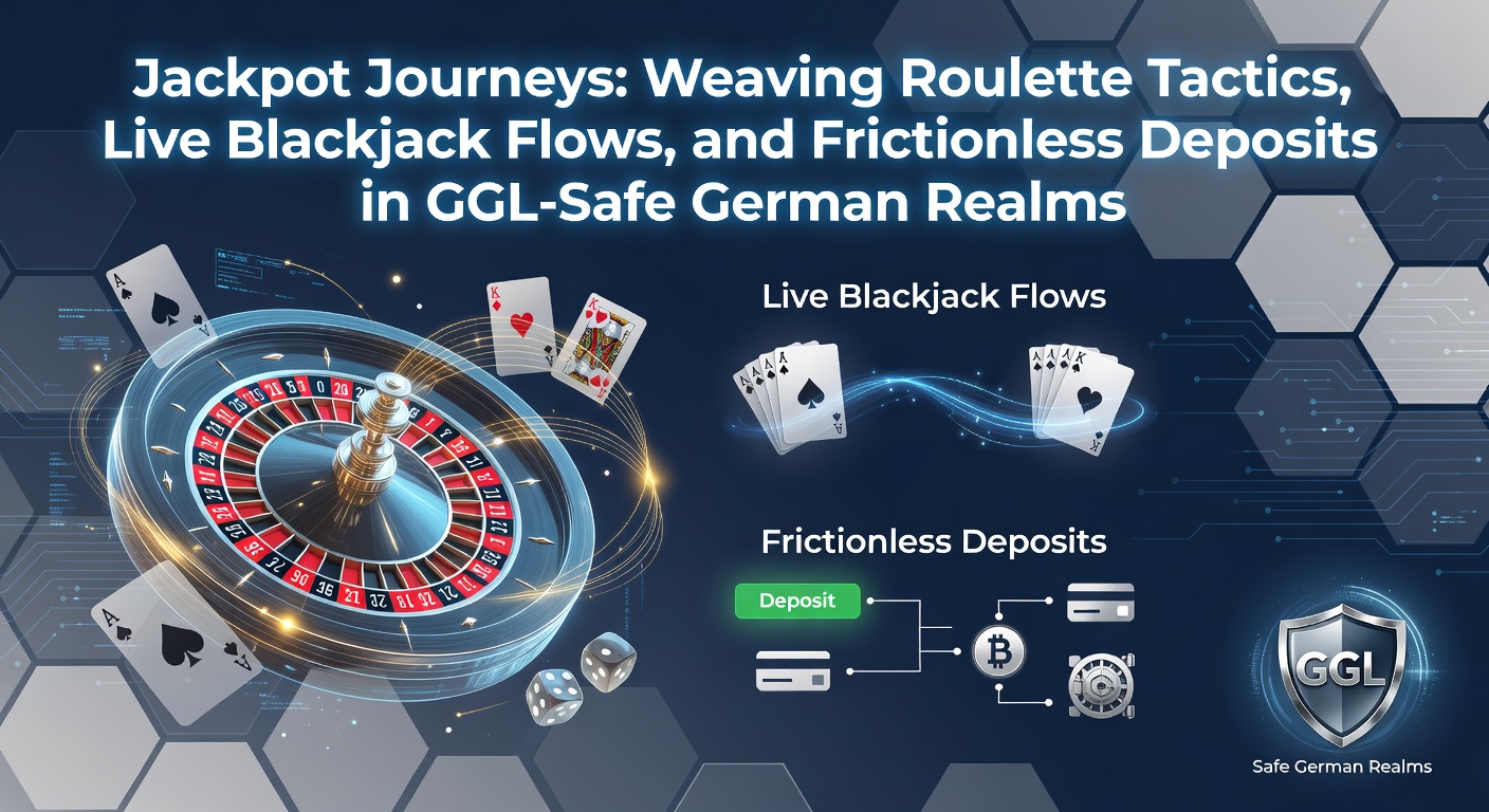 Ein dynamisches Bild von Roulette-Tischen und Blackjack-Karten in einem modernen Online-Casino-Ambiente mit deutschen Sicherheits-Symbolen
